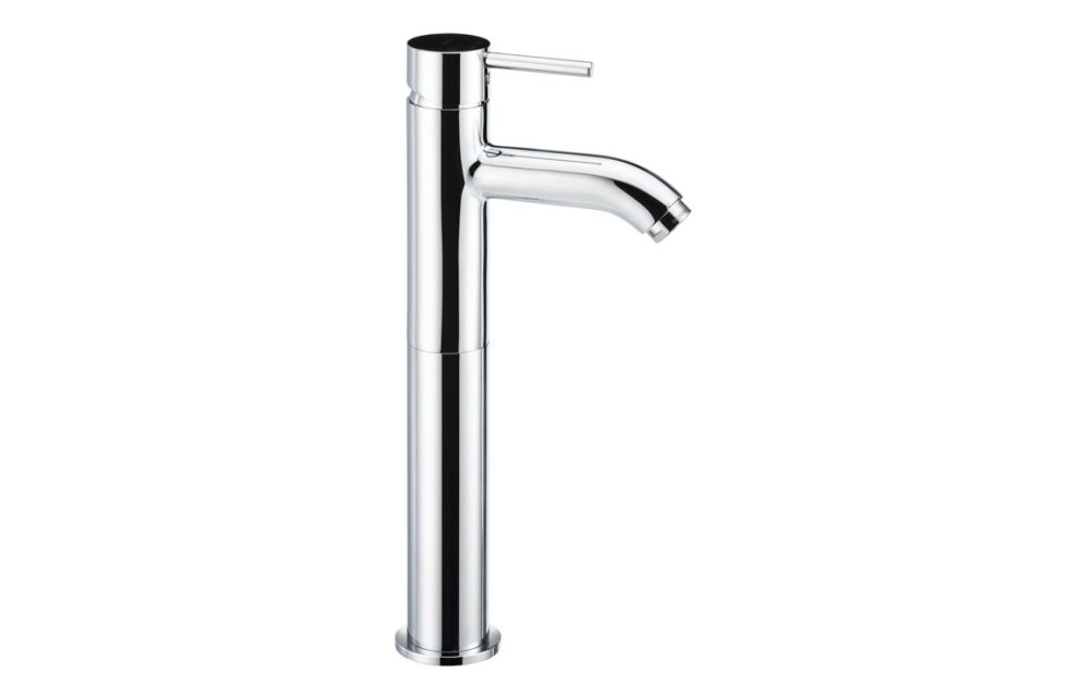 Abode Harmonie Tall Basin Mixer Brass - Contemporary Chrome Finish - Image 1
