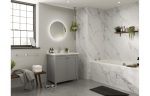 Abode Kite Basin Mixer Brass - Contemporary Chrome Finish - Image 3