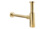 Abode Uno Basin Bottle Trap Brass - Contemporary Brushed Brass Finish